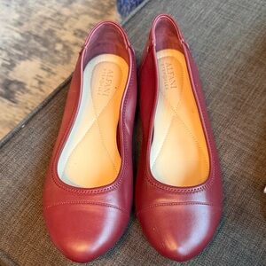 Alfani Women's Deep Red Flats
